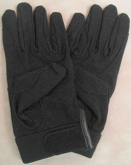 SSG Summer Gripper Driving/Riding Black Gloves - Large
