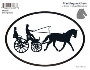 Horse & Carriage Oval Decal