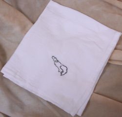 Howling Wolf Flour Sack Dish Towel