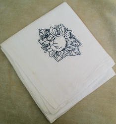 Sunflower Flour Sack Dish Towel