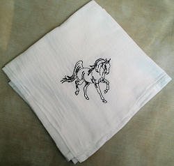 Trotting Horse Flour Sack Dish Towel