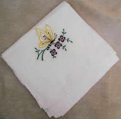 Butterfly Flour Sack Dish Towel