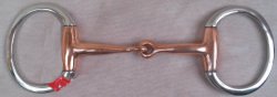 Copper Mouth Eggbutt Snaffle Bit 5 1/2 Inch Horse