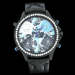 5 Time Zone CAMO Blue Face