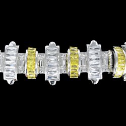Phat Baguette Rings Canary / Clear