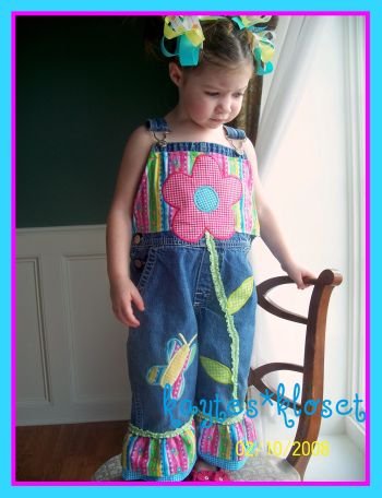 Flower Power Overalls