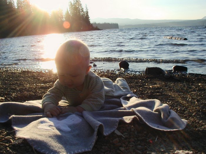 Baby on the Shore