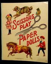 Vintage Uncut Scissors Play Paper Dolls Graham & Matlack New York #0242 No Date