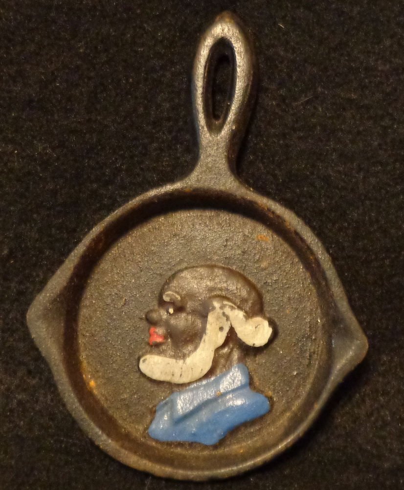 Vintage Black Americana Uncle Moses Ash Tray/Spoon Rest 3 Inches Diameter