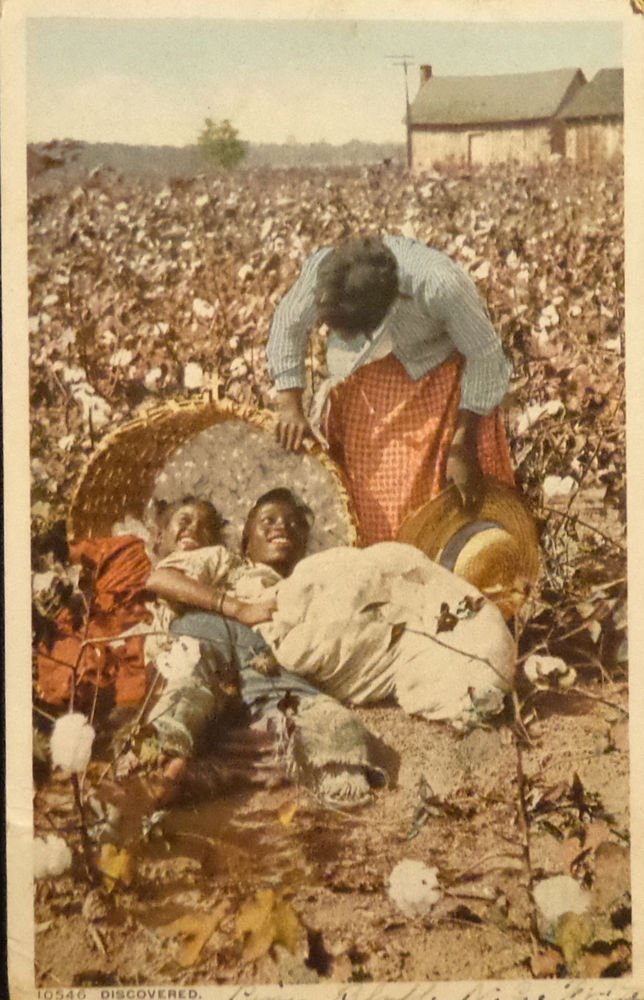 Vintage Black Americana Postcard "Discovered" #10546 1906Split Back