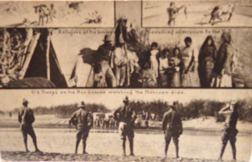 Military Real Photo Postcard Split Design 3 in One Posted Divided Back