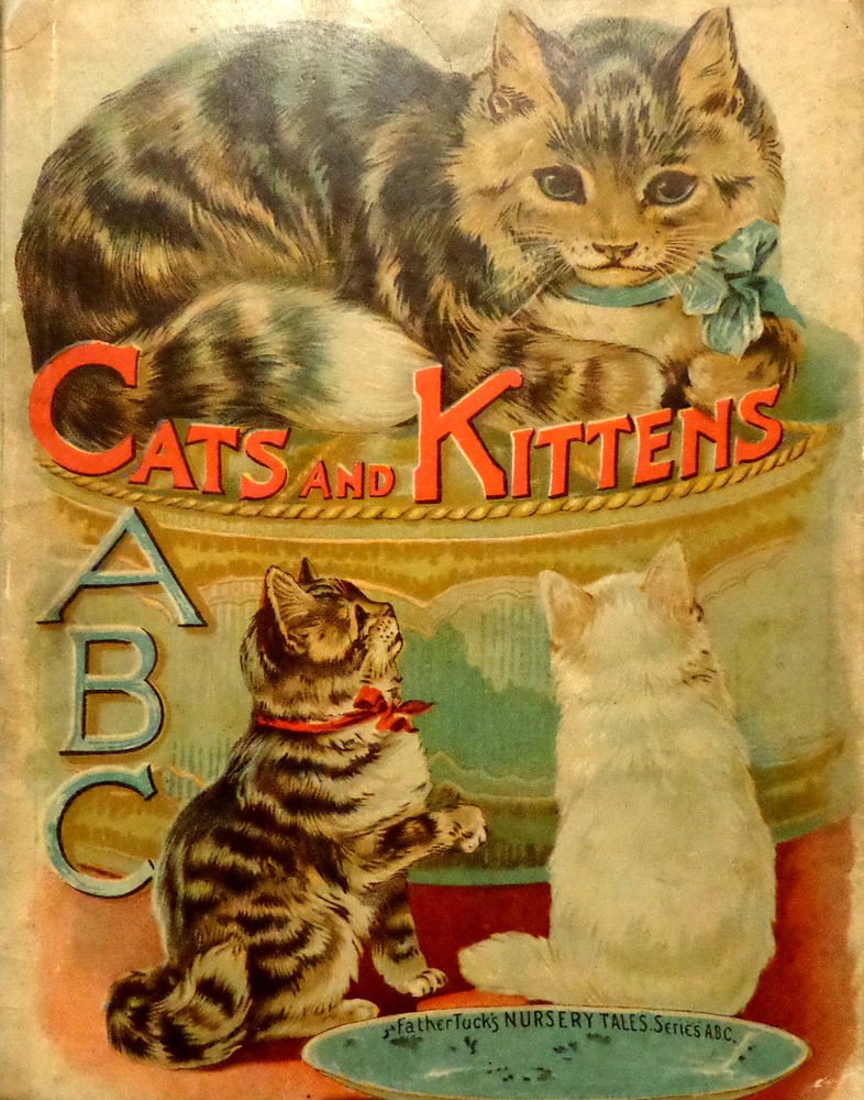 Father Tuck's Cats and Kittens Nursery Tales Series #5070 Very Good Condition