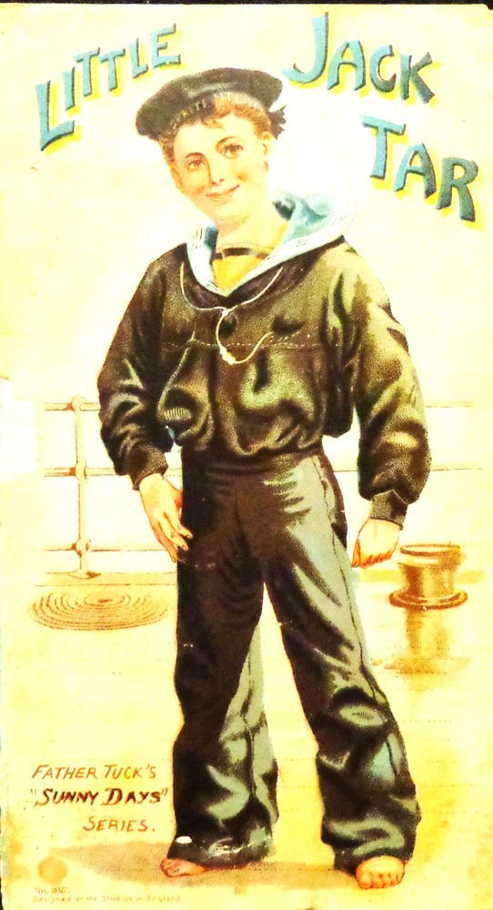 1st Edition Little Jack Tar Father Tuck's "Sunny Days" Series #2027 Circa 1890