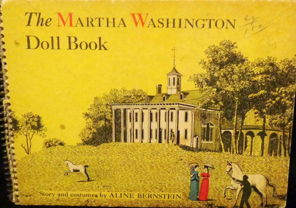 Martha Washington Doll Book Totally Uncut Published 1945 Vintage Paper Dolls