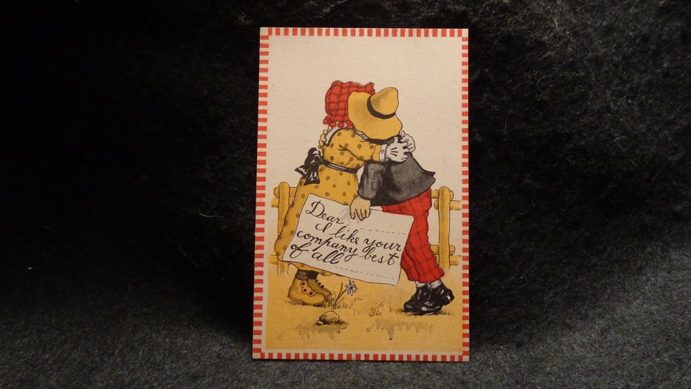 Vintage Postcard Greetings none Specified Printed Lithograph US Unposted