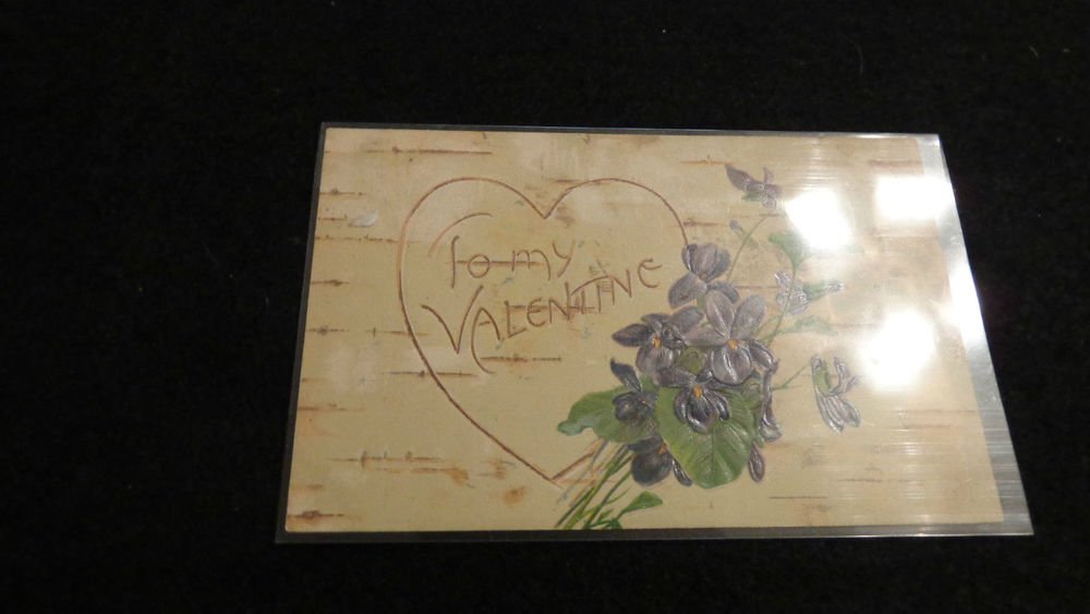 Valentine Postcard Embossed Design Made in Germany