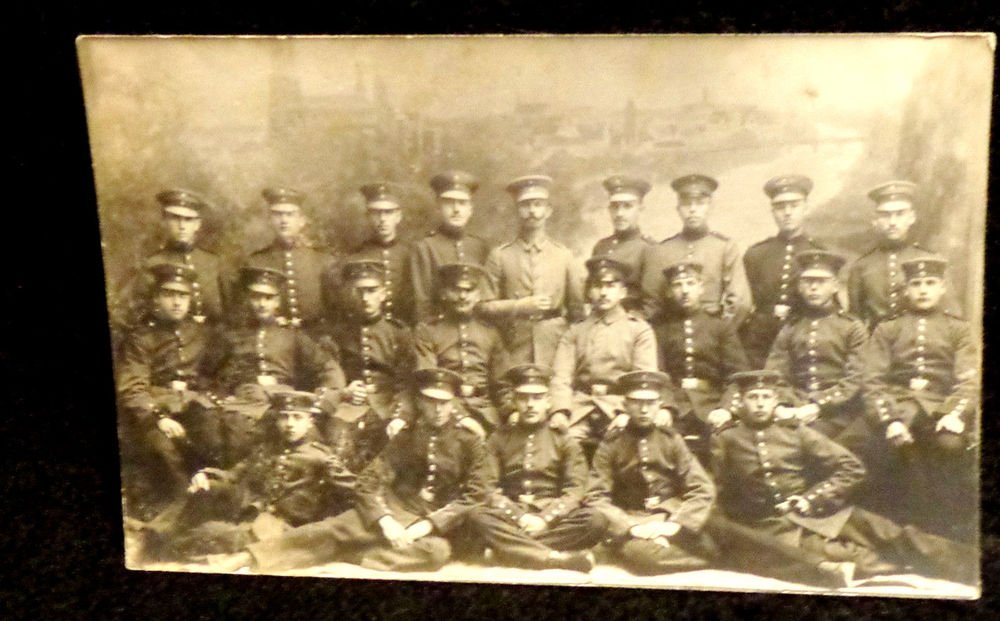 World War I Real People Postcard German Soldiers Carl Sachse Unused Divided Back