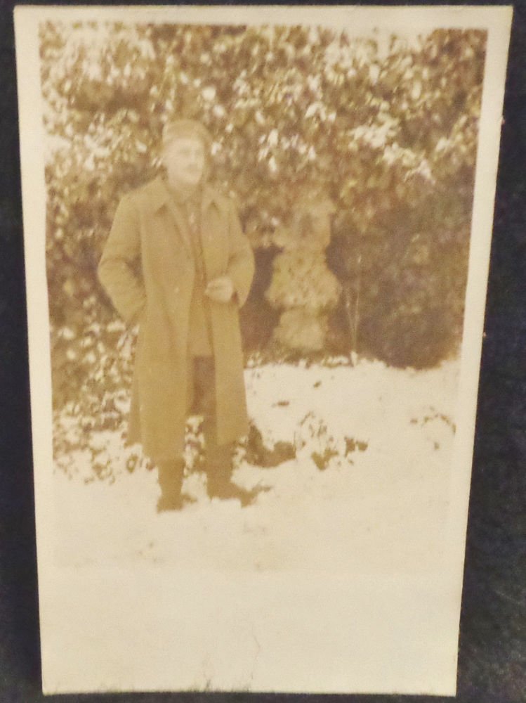 World War I Real People Postcard German Soldier Not Postally Used Divided Back