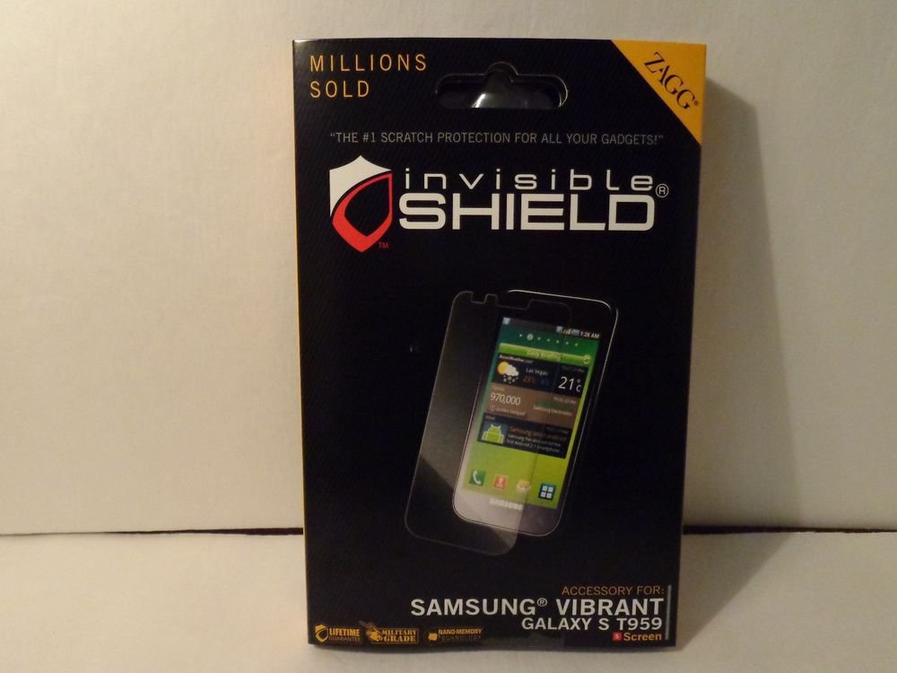Invisible scratch proof screen protector for the Samsung Vibrant/military grade