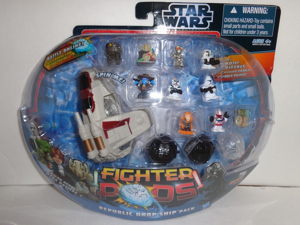 Star Wars Fighter Pods: Republic Drop Ship pack/Brand new unopened