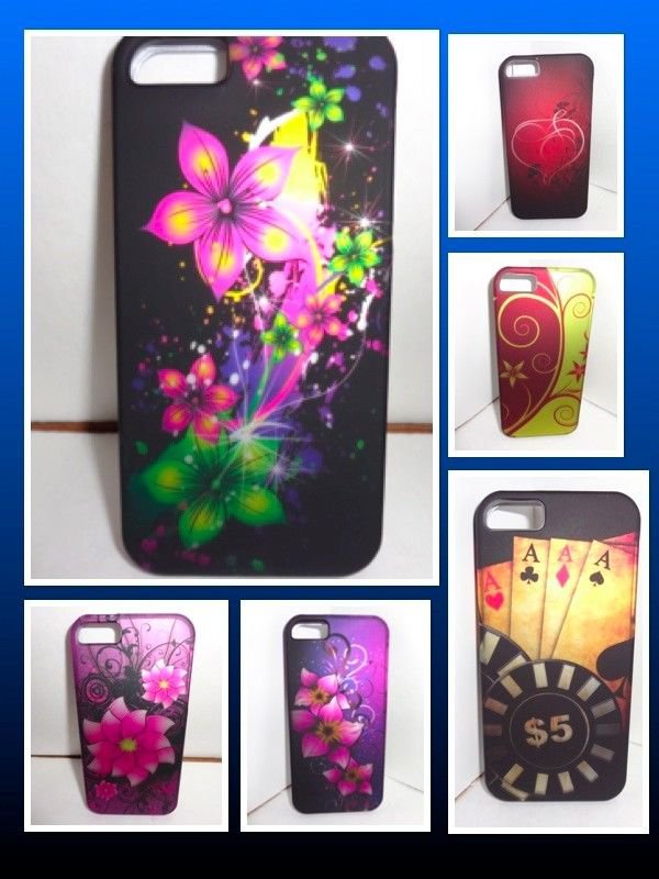 iPhone 5 snap on case/Matte Holographic pop out case/free shipping/pick a design
