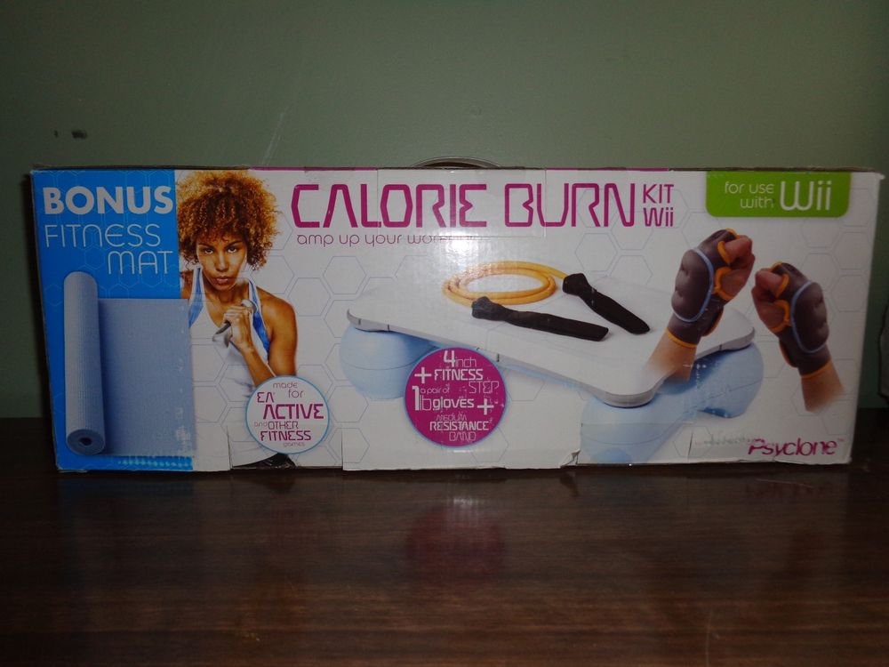 Calorie burner Kit for Wii by Cyclone/Made for Ea active and other fitness games