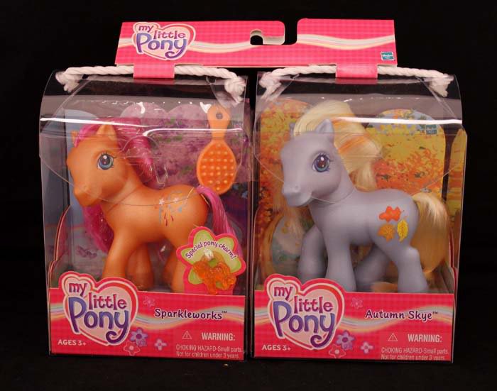 2003 G3-MLP My Little Pony Sparkleworks & Autumn Skye 2 Pack