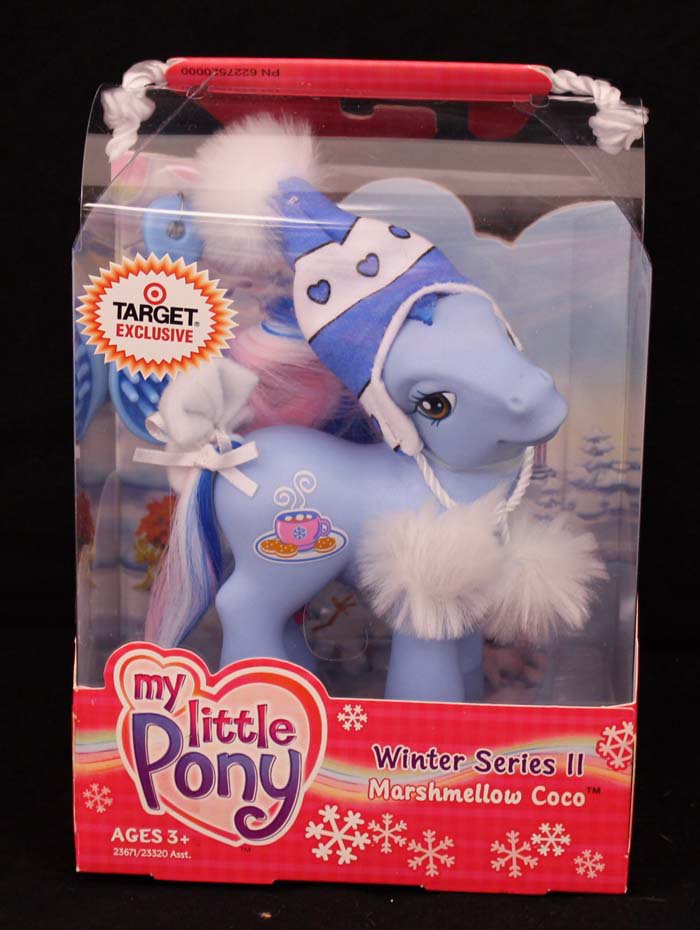 2004 G3-MLP My Little Pony Marshmellow Coco Target Exclusive Winter Series II 2
