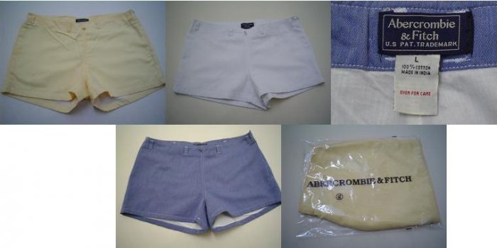 Abercrombie & Fitch Ladies Twill Shorts
