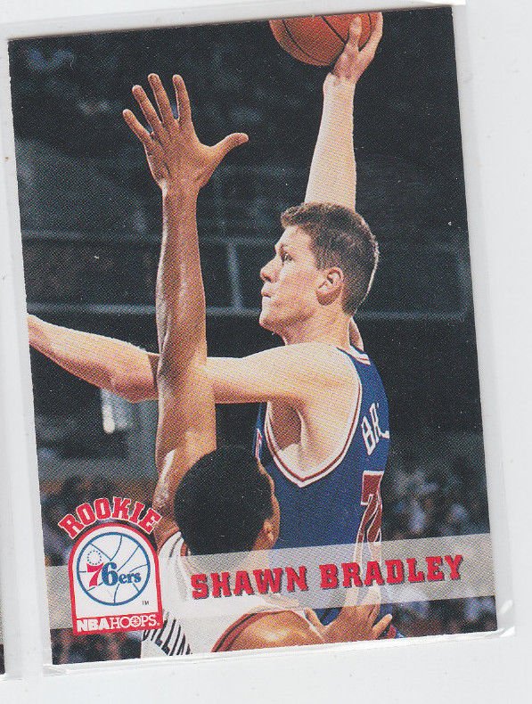 Shawn Bradley Rookie Card 199394 Skybox 385 76ers QTY