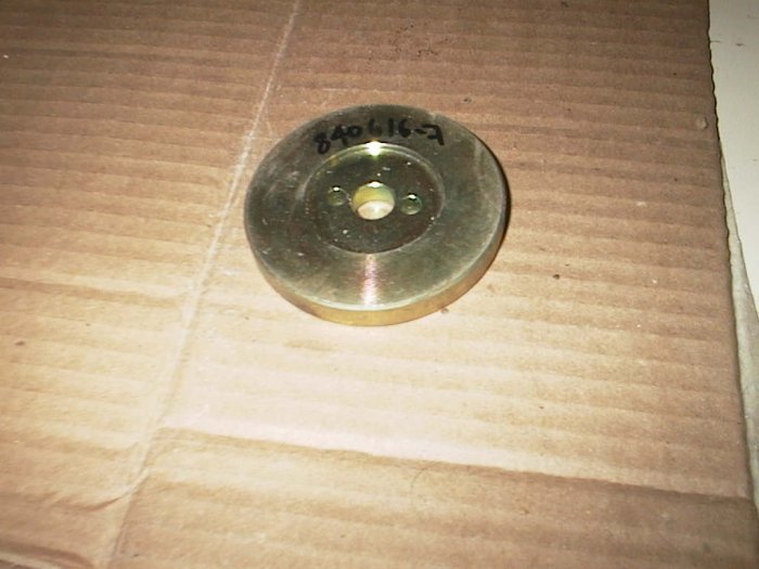 VOLVO PENTA MD 6A OIL FILTER ADAPTER PLATE # 840616 ret $100