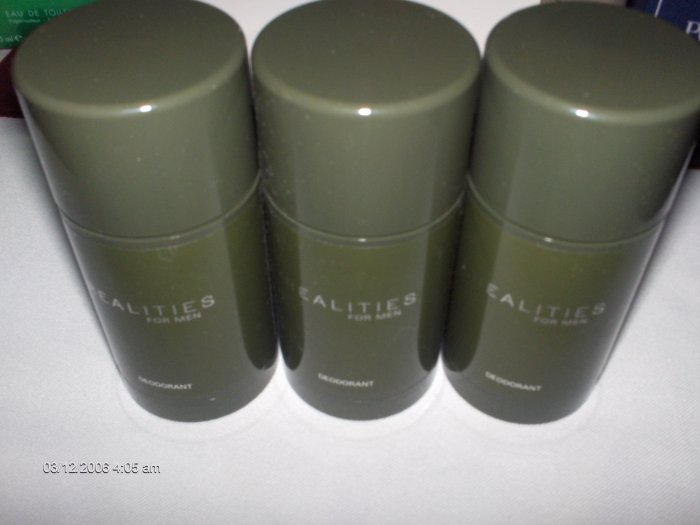 REALITIES MEN DEODORANT STICK LIZ CLAIBORNE