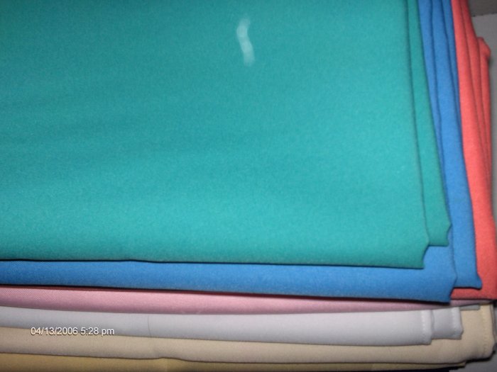 TABLE LINEN RESTAURANT LINEN TABLECLOTH 62 X 44 TEAL