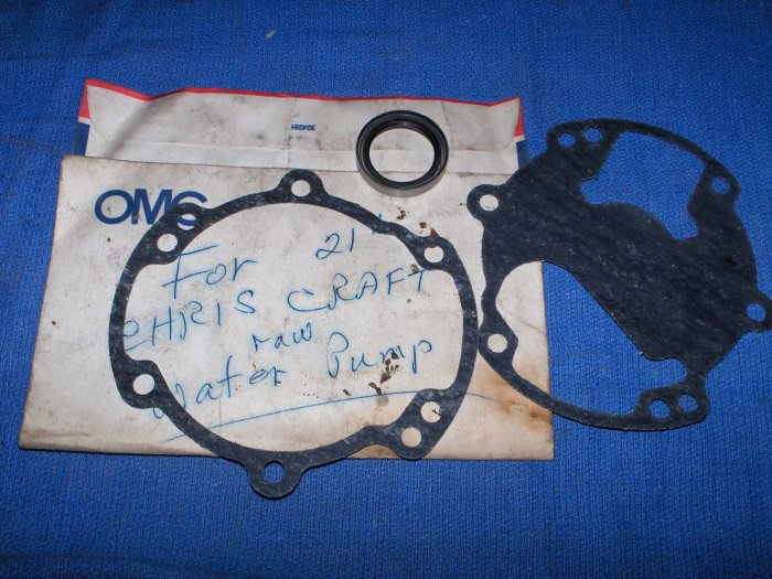 CHRIS CRAFT RAW WATER PUMP PARTS