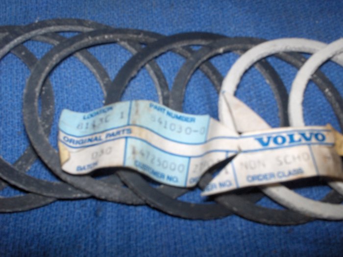 VOLVO PENTA FUEL FILTER gasket # 841030 (X 4) many AQ