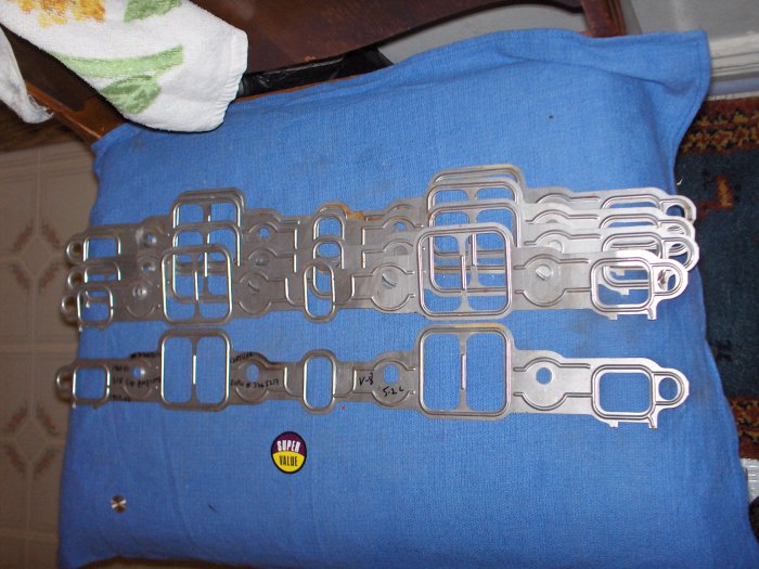 volvo chrysler CID marine engine STAINLESS gasket lot 3745217 5.2 L