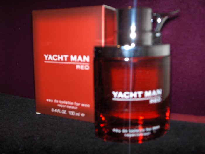 YACHT MAN RED MEN COLOGNE 3.4 OZ 100 ML MYRURGLA