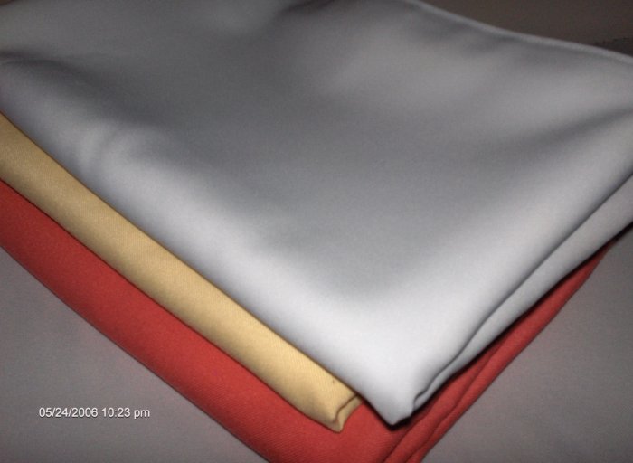 satin band tablecloth visa fabric top quality tablecloth 54 x 54 yellow