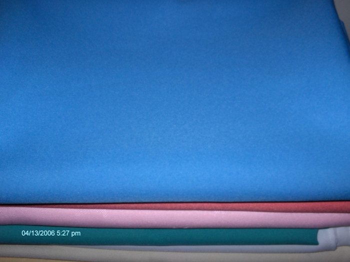 1 dozen tablecloth restaurant linen 1 doz light blue 64 x64 . save by the dozen !!