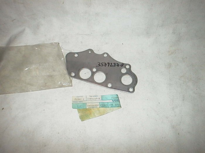 volvo penta manifold plate # 3579287 saildrive mb2