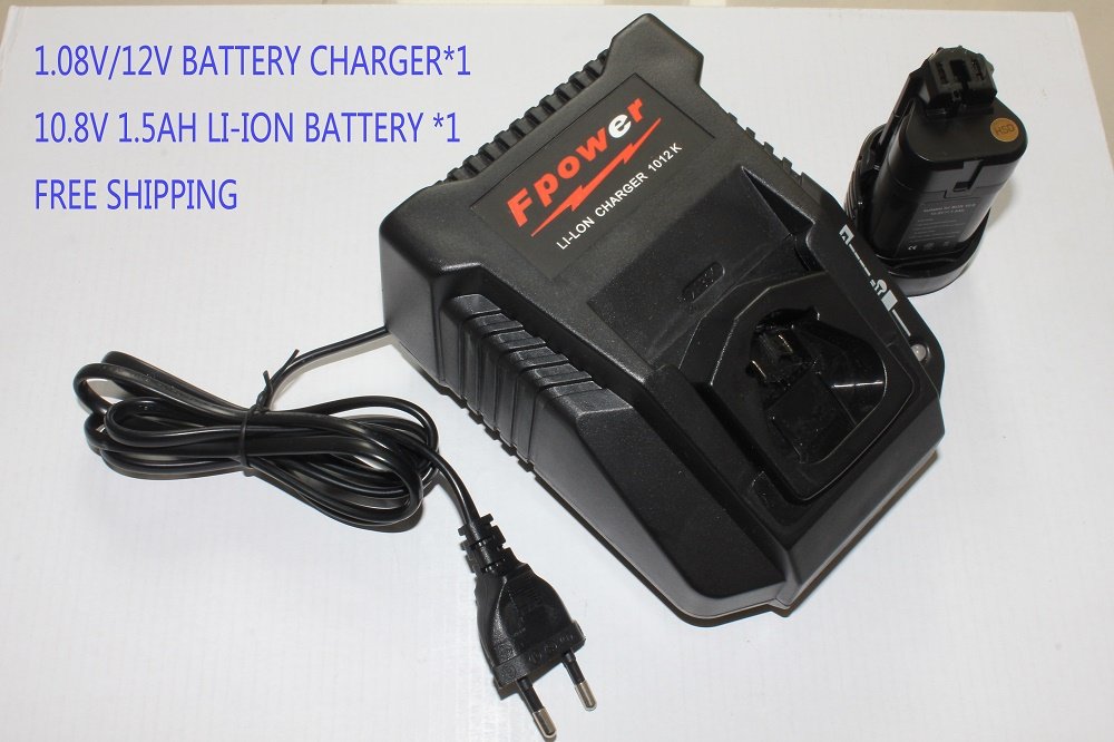 Battery And Charger For Bosch Al1130v Bc430 108v12v 15ah Bat411 Gsb 108 Gsr 108 V Li 1661