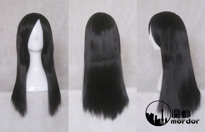 NANA Ichinose Takumi black 60cm Cosplay wig+free shipping+Free Wig Cap