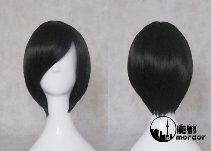 TIGER and DRAGON! Kitamura Yuusaku black Cosplay wig+free shipping+Free Wig Cap