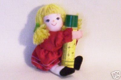 AVON LITTLE RAG DOLL WITH SWEET HONESTY DEMISTICK