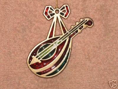 AVON MANDOLIN SNOW FANTASY ORNAMENT!