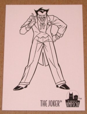 Batman and Robin, The Adventures of (SkyBox 1995) Coloring Card C3 Joker EX