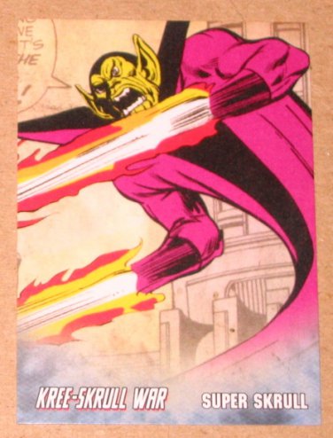 Avengers Kree-Skrull War (Upper Deck 2011) Retro Card R-21 Super Skrull EX