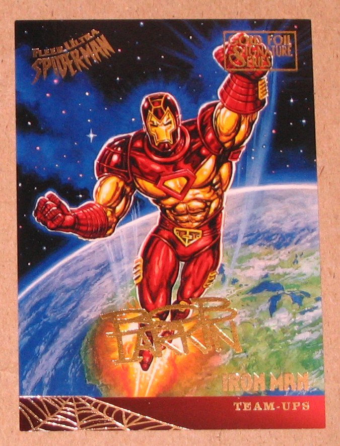 SpiderMan, Fleer Ultra (1995) Gold Foil Signature Card