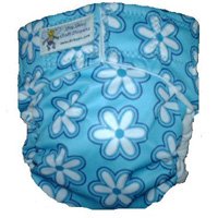 Drybees Blue Retro Pocket Diaper (Large) - RM 60