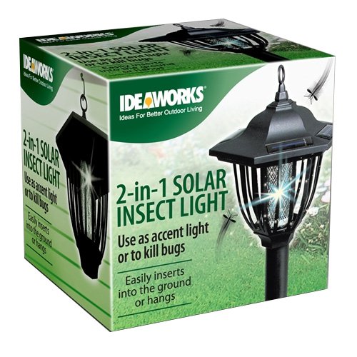 IDEAWORKS® 2-IN-1 SOLAR INSECT LIGHT